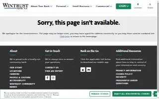 Wintrust Wealth Management of Algonquin website
