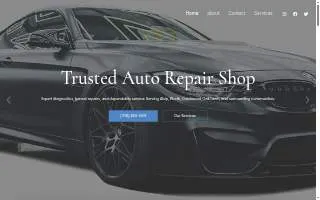 Aj Auto Mechanic Shop website