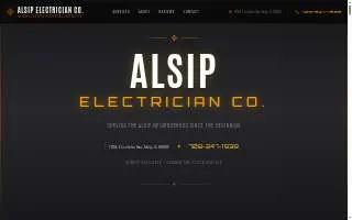 Alsip Electrician Co. website