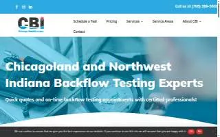 Chicago Backflow Inc. website