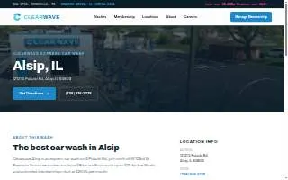 Clearwave Car Wash of Alsip website