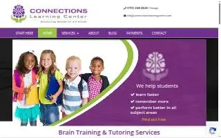 Connections Learning Center website