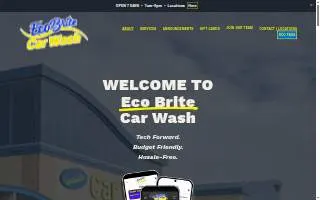 Eco Brite Car Wash website