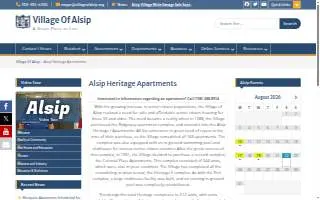 Heritage Apartments website