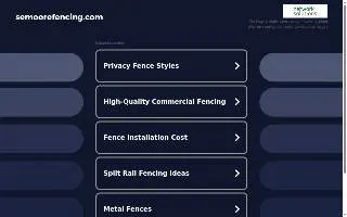 Semoore Fencing of Alsip website