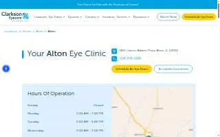 Clarkson Eyecare of Alton website