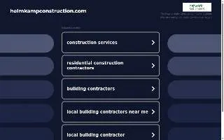 Helmkamp Construction website