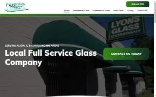 Lyons Glass Company of Alton website