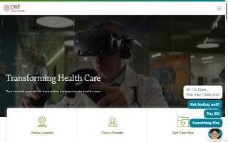 OSF Home Health & Hospice website