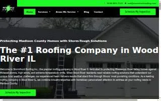 Stormfront Roofing Inc. of Alton website