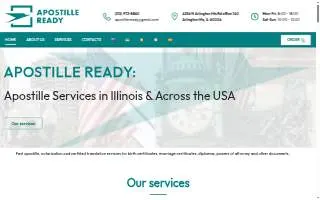 Apostille Ready website