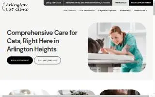 Arlington Cat Clinic website