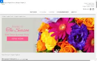 Arlington Heights Florist website
