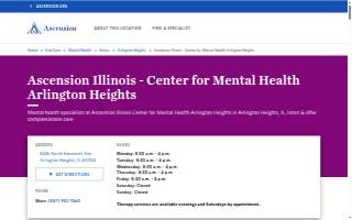 Ascension Illinois - Center for Mental Health Arlington Heights