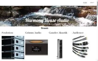 Harmony House Audio website