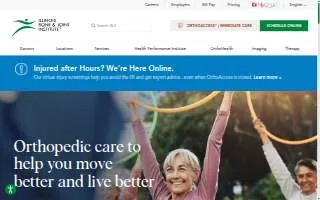 IBJI Physical & Occupational Therapy - South Arlington Heights website