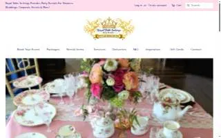 Royal Table Settings website