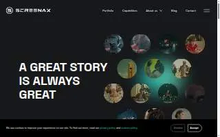 Screenax website