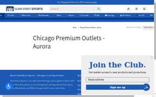 Clark Street Sports - Chicago Premium Outlets Aurora