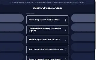 Discovery Inspection Services, LLC of Aurora website