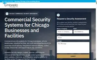 Umbrella Security Systems of Aurora website