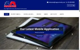Magnum Realty website