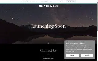 Mr Carwash website