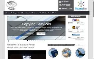 Batavia Parcel website