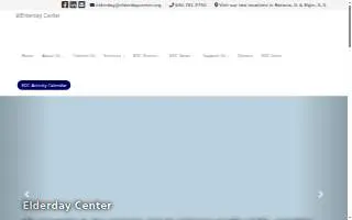 Elderday Center website