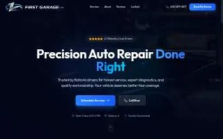 First Garage Ltd website