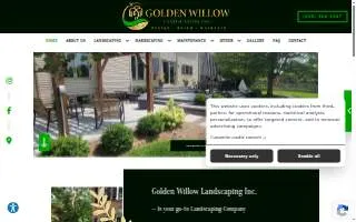 Golden Willow Landscaping Inc. website