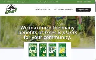 Graf Tree Care of Batavia website