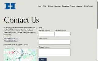 Halliwell Tax & Business Services, Inc. website