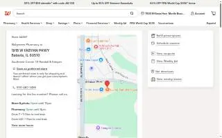 Walgreens of Batavia website