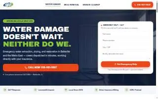 Absolute Clean and Restoration website