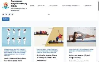 Back & Neck Pain Clinic website