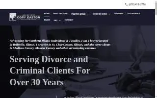 Cory Easton, P.C. website