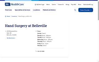 Hand Surgery at Belleville