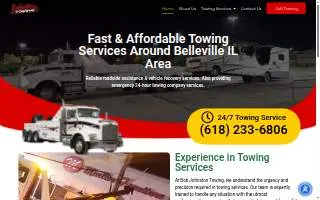 Johnston Towing website
