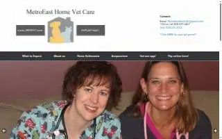 MetroEast Home Vet Care of Belleville website