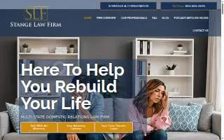 Stange Law Firm, PC of Topeka website