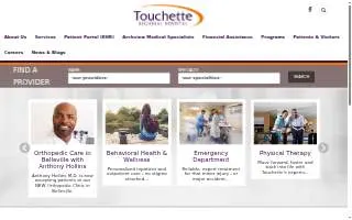 Touchette Physical Therapy - Belleville website