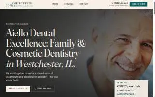 Aiello Dental Excellence of Bellwood website