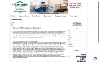 Bellwood Appliance Repair website