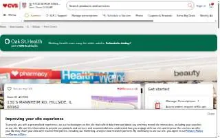 CVS Pharmacy of Bellwood website
