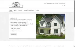 Home Sweet Home Inspection Co website
