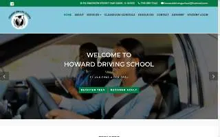 Howard Driving School of Bellwood website