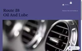 Route 38 Oil And Lube website