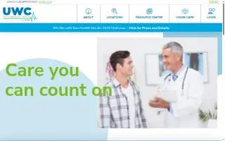 Union Wellness Centers Bellwood website