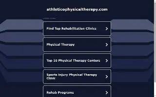 Athletico Physical Therapy - Belvidere website